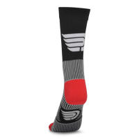 PRESSIO - Everyday Compression Sock - Black/Red